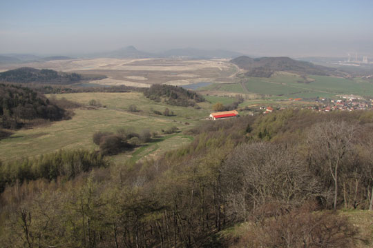 výhled z Kostomlat